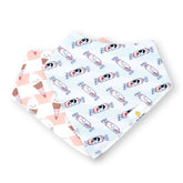 ORGANIC BIBS 2PCS SET: Bunny Candy + Ice Cream