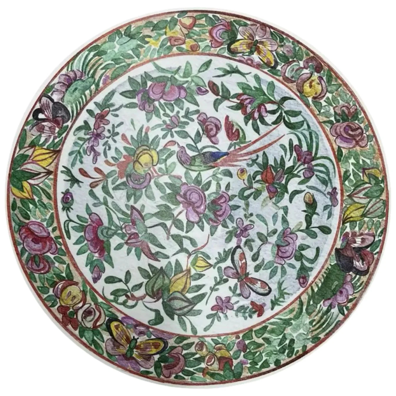 6 PC COASTER SET: Antique Chinese Plates