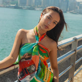 PREMIUM SILK SCARF: Hong Kong Heritage