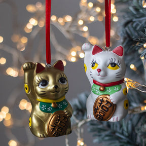 HANGING DECORATION: Lucky Cat (4 colours)