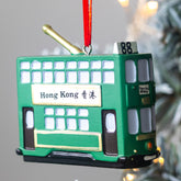 HANGING DECORATION: Green Tram