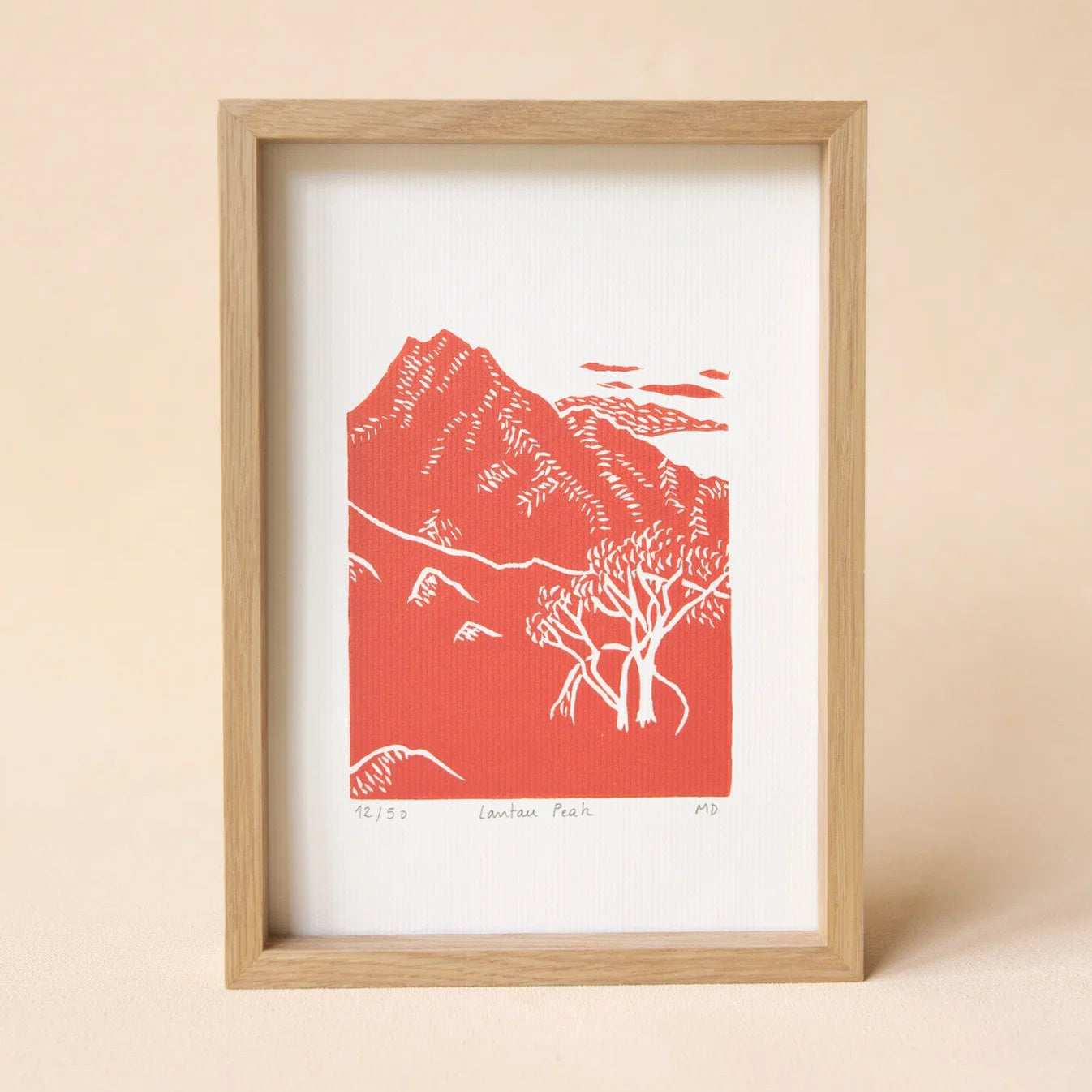 COULEUR AUBE PRINT: Lantau Peak Linoprint (various colours)
