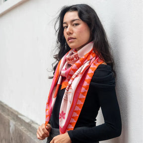 PREMIUM SILK SCARF: Horizon 852 (2 colours)