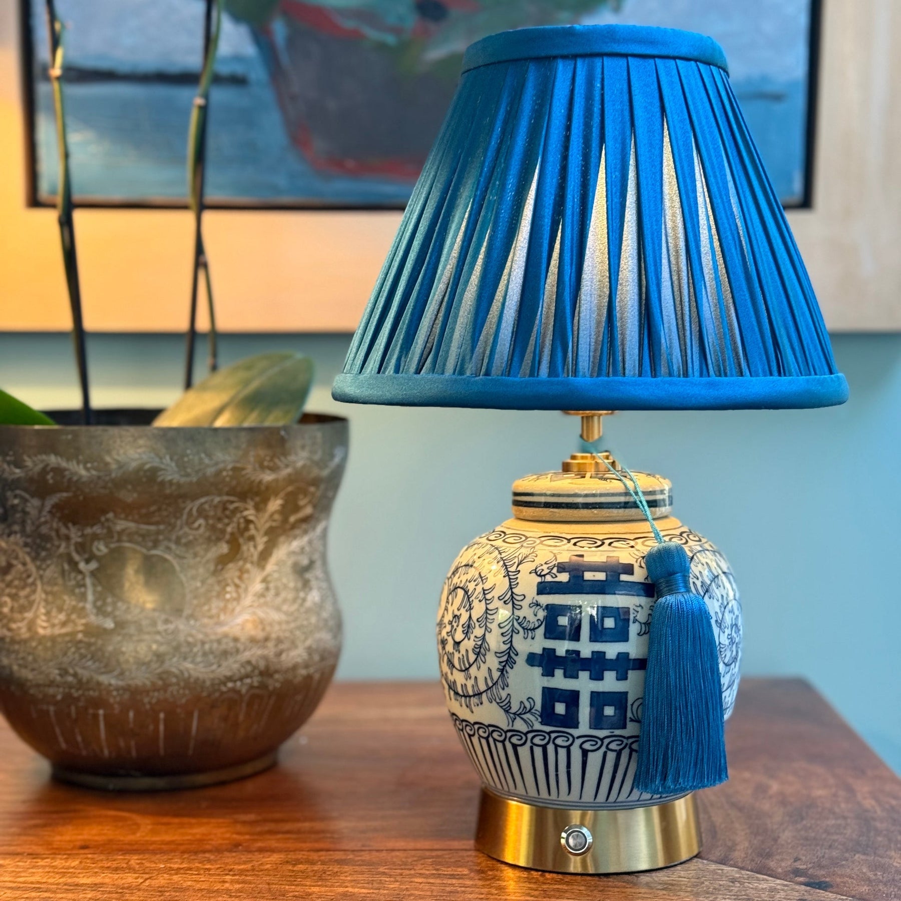 MINI RECHARABLE GINGER JAR LAMP: various designs