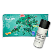HIKING TOWEL: Hong Kong Map Green
