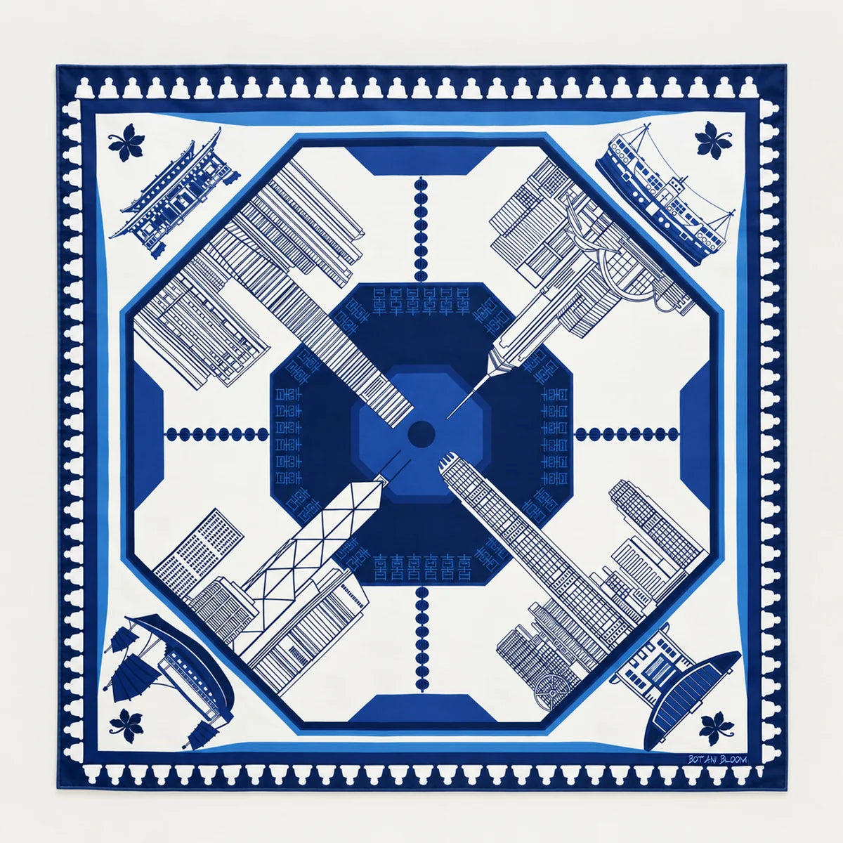 PREMIUM SILK SCARF: Horizon 852 (3 colours)