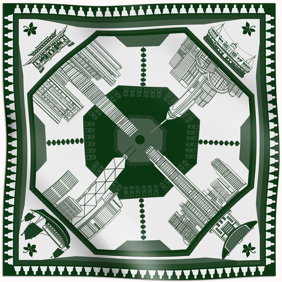 PREMIUM SILK SCARF: Horizon 852 (2 colours)