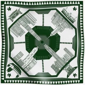 PREMIUM SILK SCARF: Horizon 852 (2 colours)