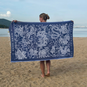 PERSONALISED TURKISH TOWEL: Zodiac (2 colours)