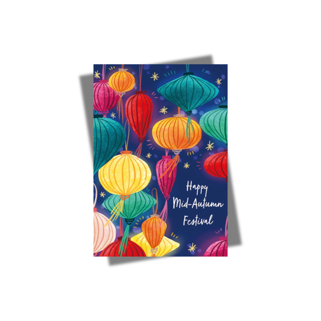 GREETING CARD: Lantern's - Mid Autumn Festival