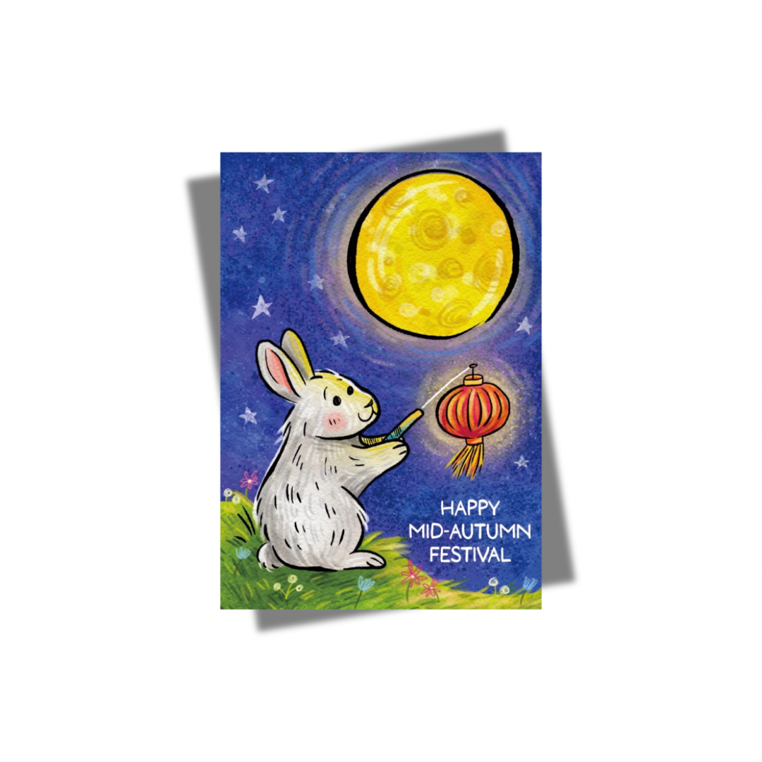 GREETING CARD: Full Moon - Mid Autumn Festival