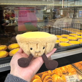 PLUSHIE/BAG CHARM: Egg Tart