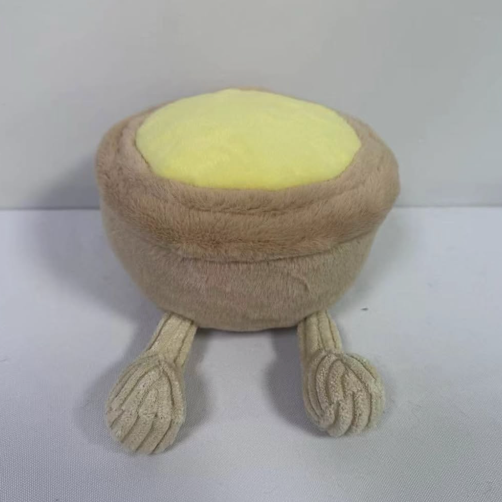 PLUSHIE/BAG CHARM: Egg Tart