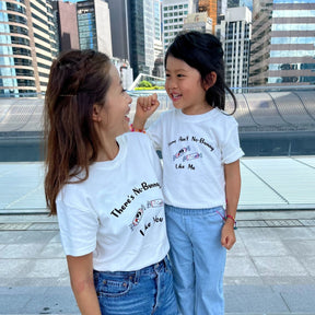 ORGANIC KIDS T-SHIRT: White Bunny Candy