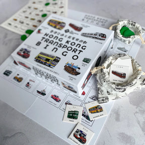 HONG KONG Transport Bingo Bilingual Edition
