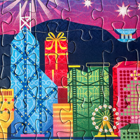 PRE-ORDER CHRISTMAS EDITION 100PC PUZZLE: Ho Ho Hong Kong