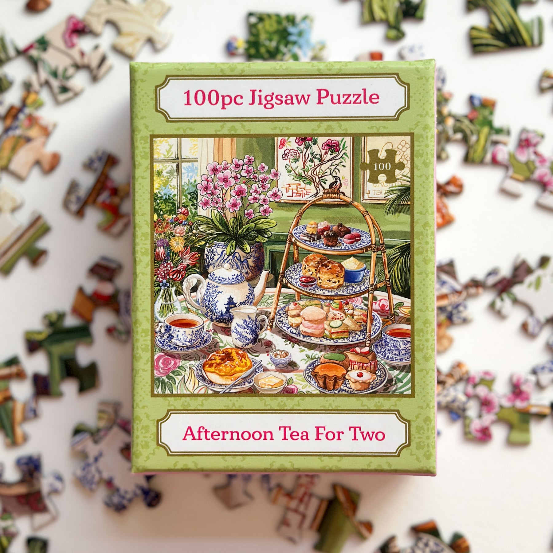 100 PUZZLE: Afternoon Tea for Two