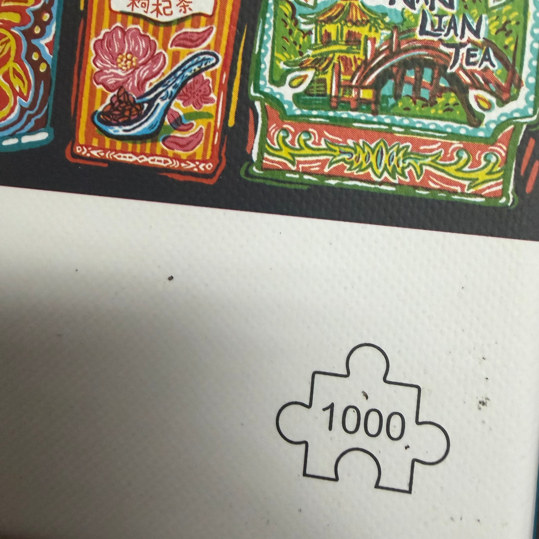 FLASH SALE DAMAGED BOX DOUBLE-SIDED 1000pc PUZZLE: Vintage Hong Kong