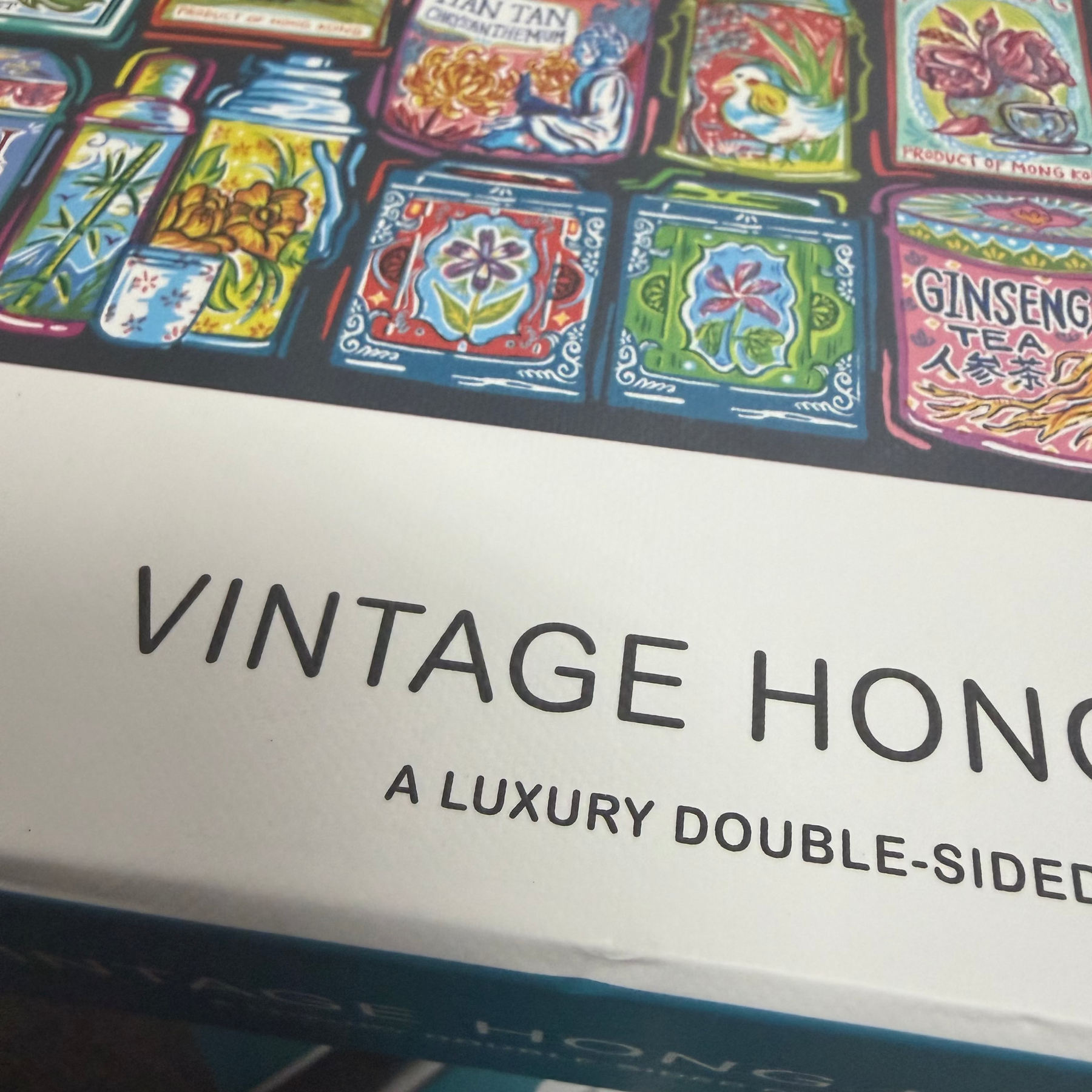 FLASH SALE DAMAGED BOX DOUBLE-SIDED 1000pc PUZZLE: Vintage Hong Kong