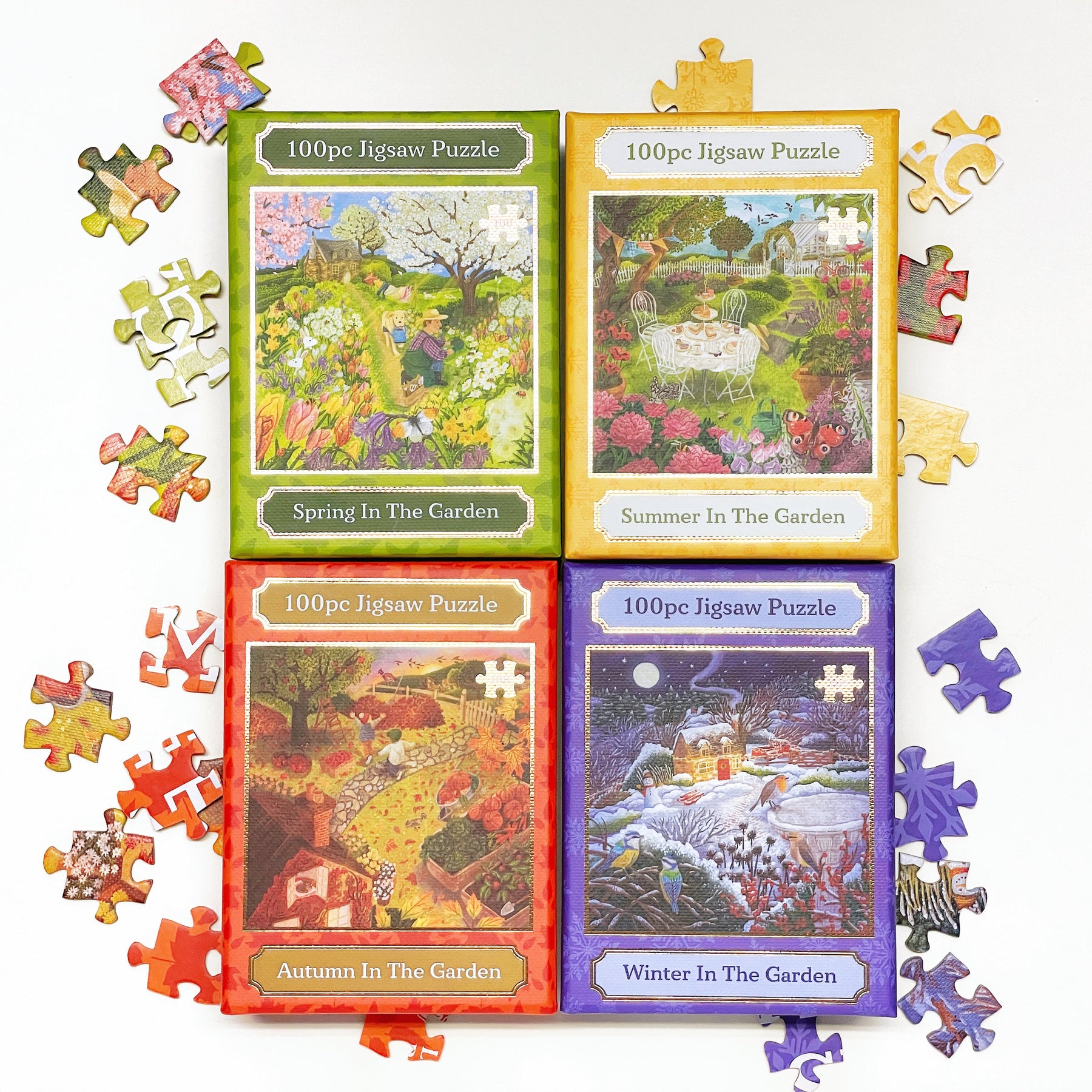 100 PUZZLE: Four Seasons (4 designs)