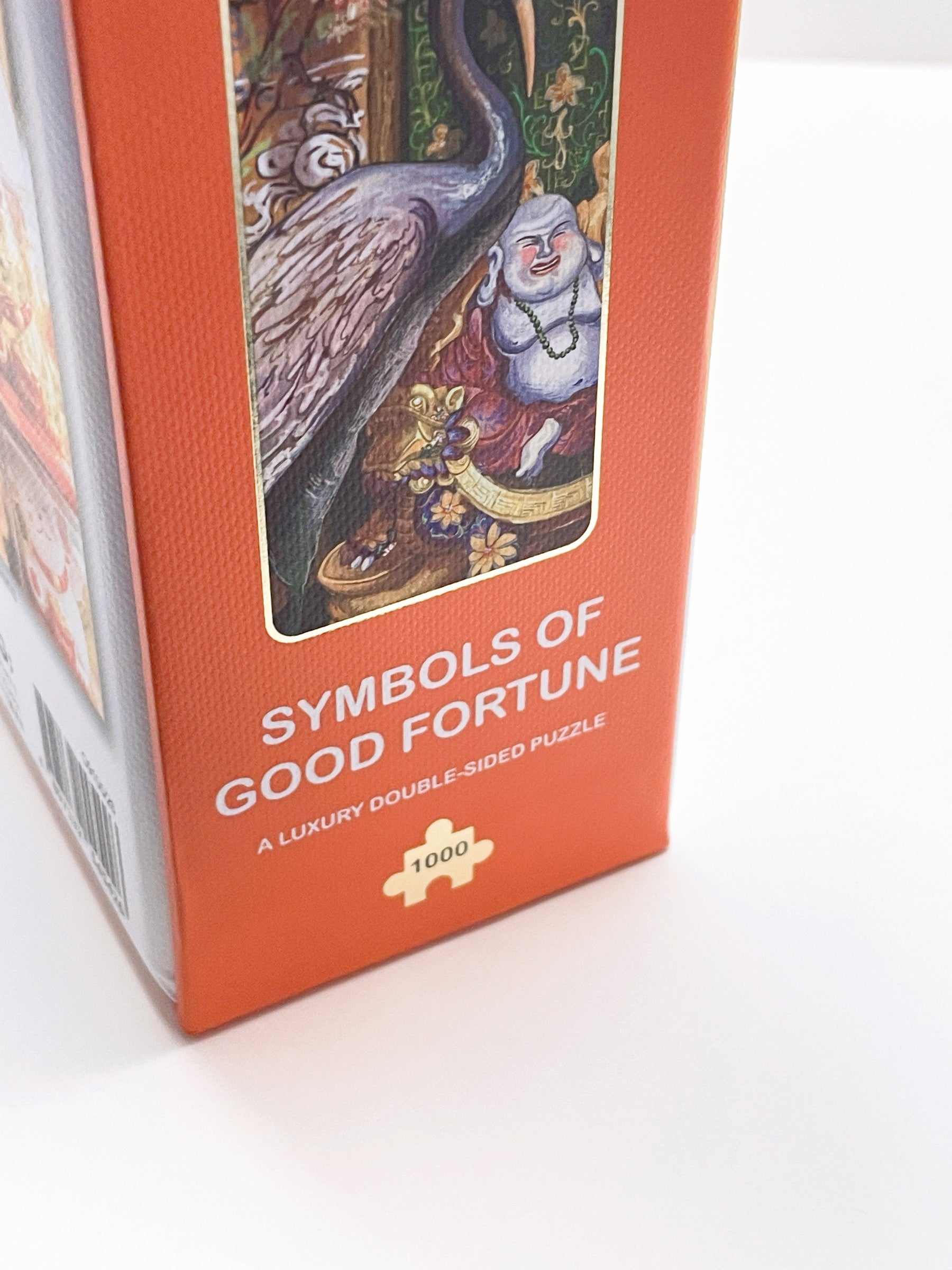 LUXURY DOUBLE-SIDED 1000pc PUZZLE: Symbols of Good Fortune