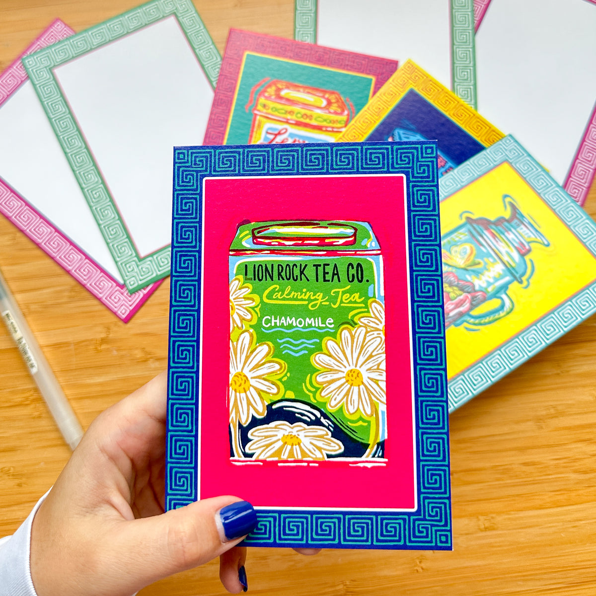 BOXED NOTECARDS: Vintage Tea Lovers (set of 8)