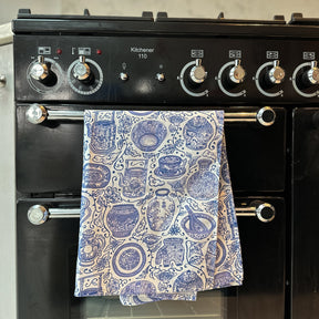 TEA TOWEL - Blue & White