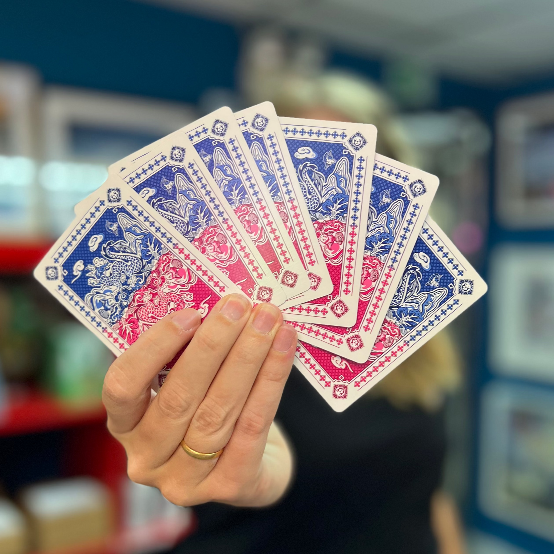 DELUXE PLAYING CARDS: Chinoiserie Twin Pack