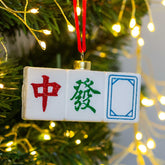 GLASS DECORATION : Mahjong