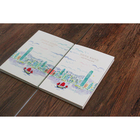 NOTEBOOK:  HK Tram / HK Harbour / Victoria Peak ( 3 designs)