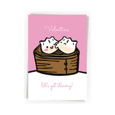 GREETING CARD: VALENTINE - Let's Get Steamy!