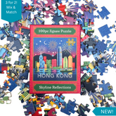 NEW 100PC PUZZLE: Skyline Reflections