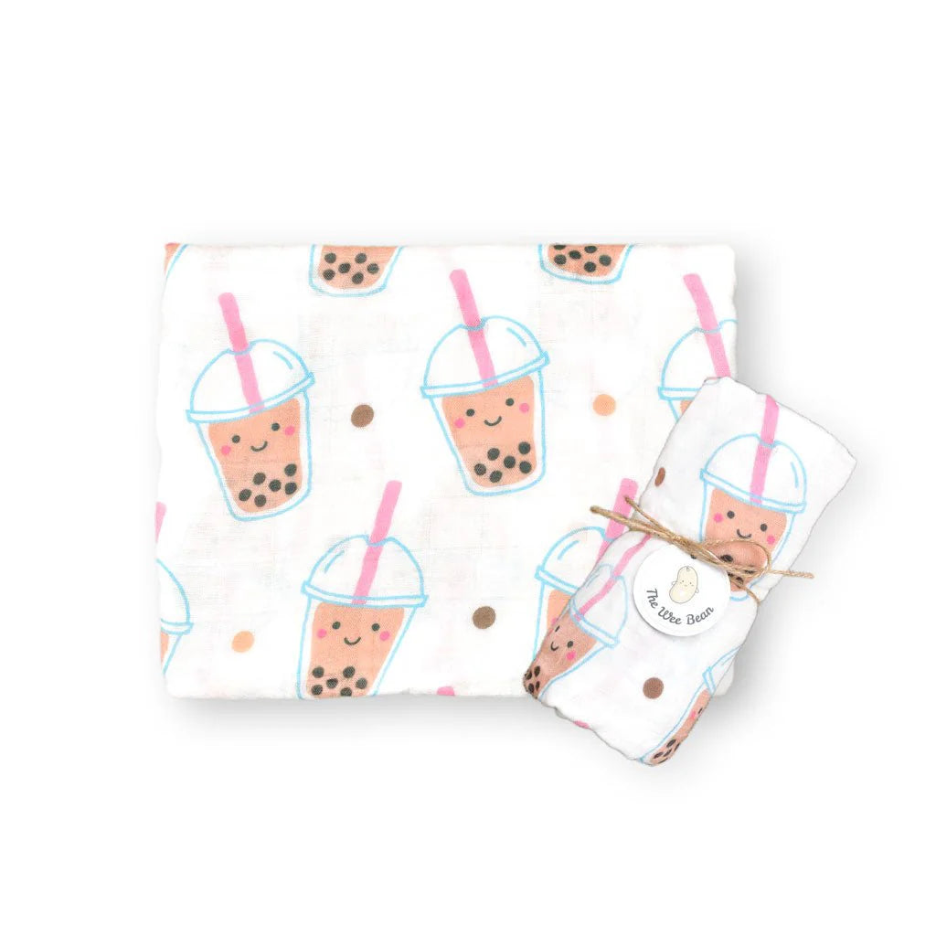 ORGANIC BAMBOO SWADDLE: Boba