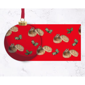 NEI HUA GLASS BAUBLE: Xmas Pudding