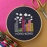 EMBROIDERY KIT: Night Skyline