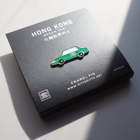 ENAMEL PIN: hong kong taxi (3 colours)