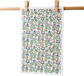 TEA TOWEL: Mahjong