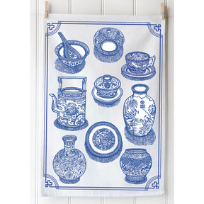 TEA TOWEL - Blue China