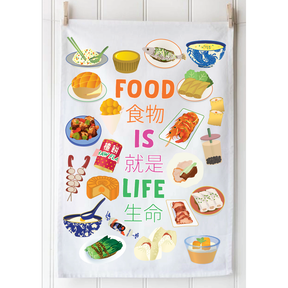 TEA TOWEL - Food Icons