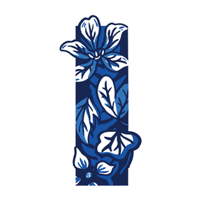 PERSONALISED PRINT: Classic Chinoiserie Style Name / Number
