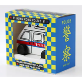 WOODEN PUSH-ALONG: Police van