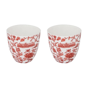 SET OF 2 CUPS: HK Toile East-Meets-West (2 colours)