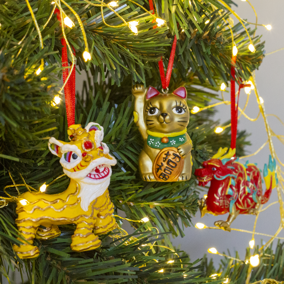 HANGING DECORATIONS: 3-Piece Fortune Set