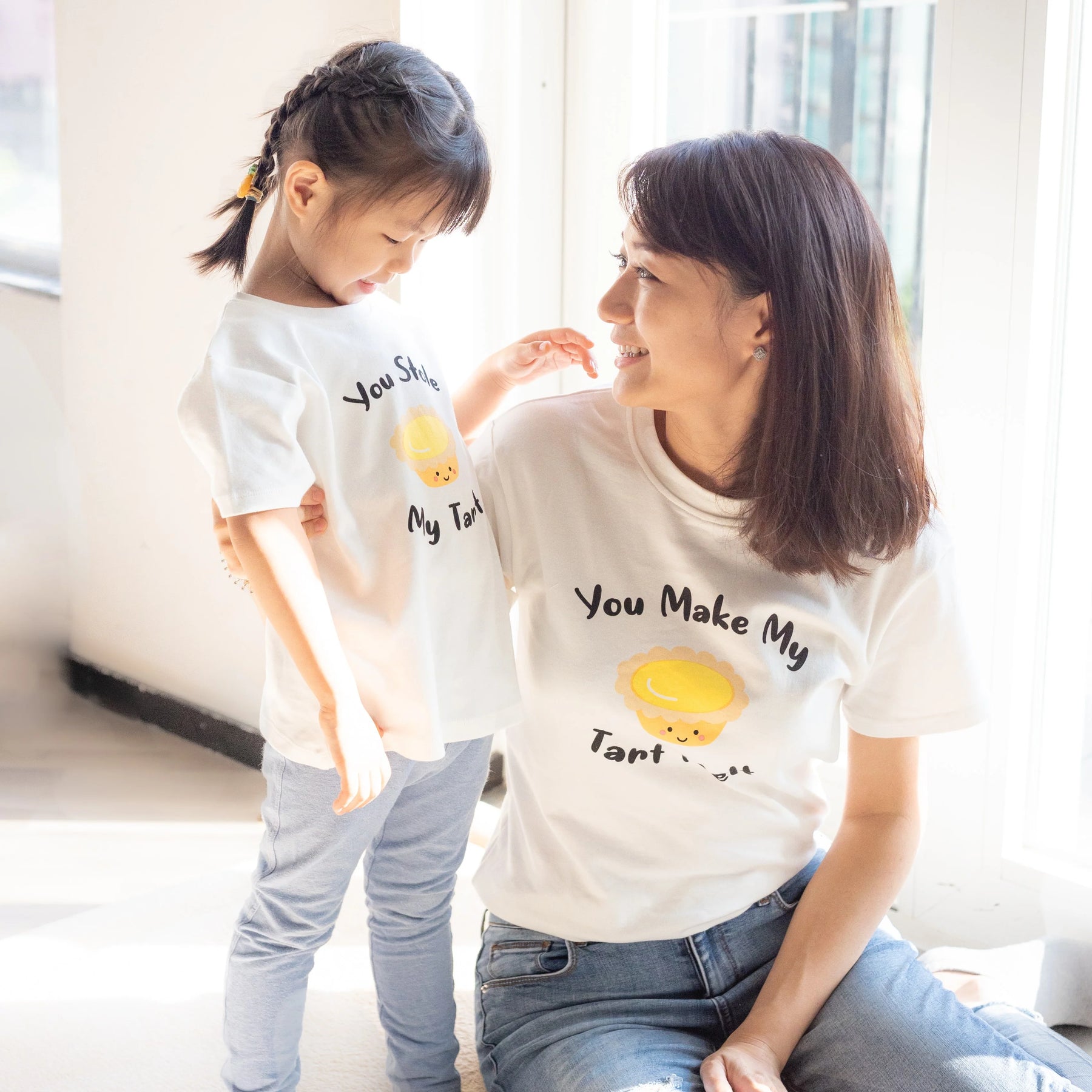 ORGANIC ADULT T-SHIRT: Egg Tart
