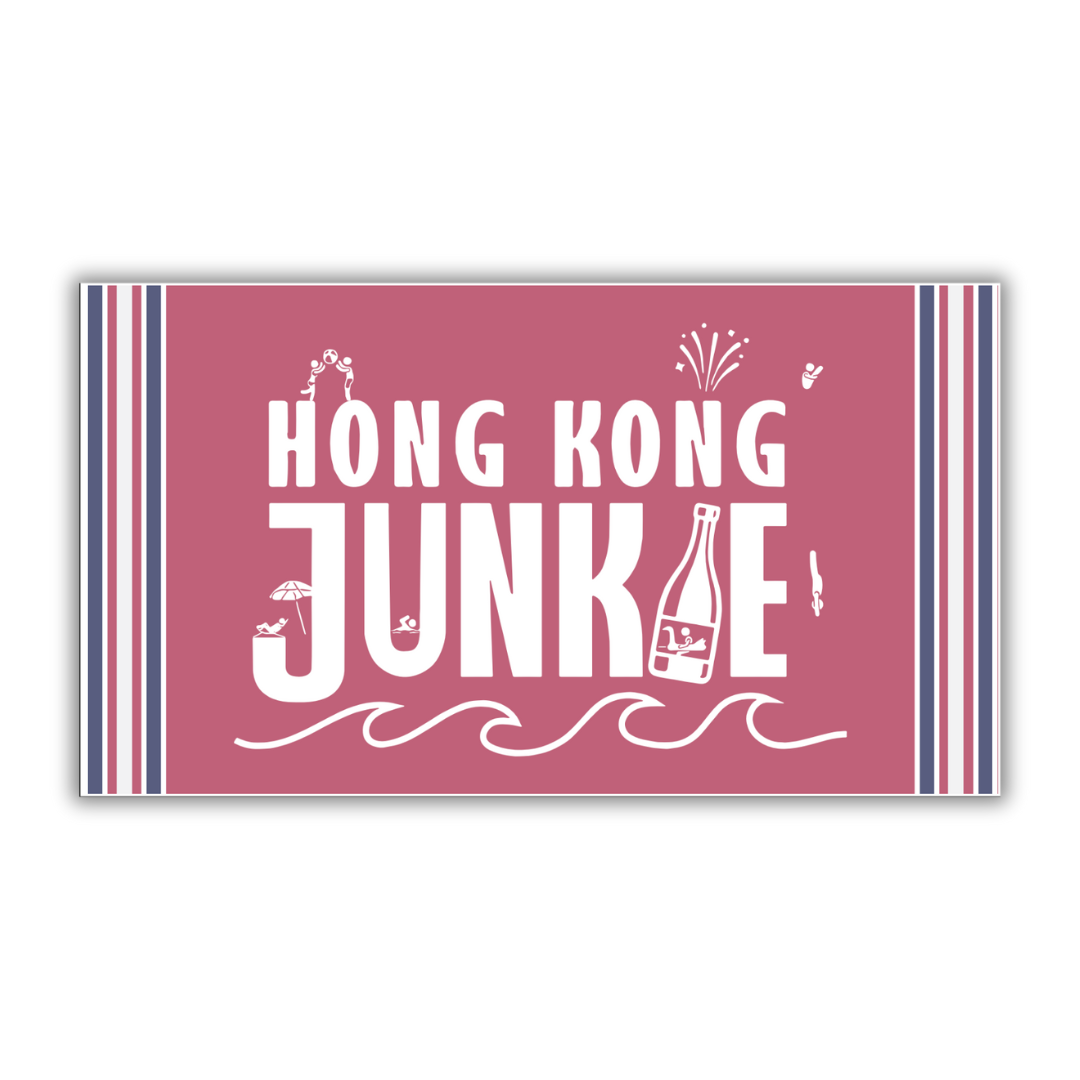 TURKISH TOWEL: Red Hong Kong Junkie