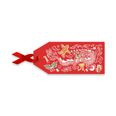 CHARITY CHRISTMAS GIFT TAG: Festive Dragon