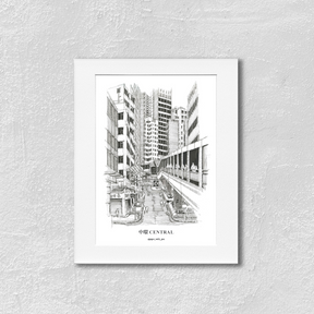 A5/A4 Mounted Print: Paper With Pen (9 designs)