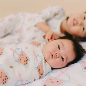 ORGANIC BAMBOO SWADDLE: Boba