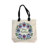 CHRISTMAS TOTE: Festive Hong Kong Wreath