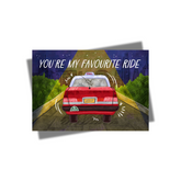 GREETING CARD: Favourite Ride